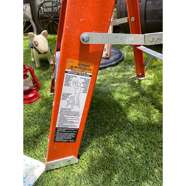 ルイビルラダー ファイバーステップ 2フィート オレンジ 耐荷重135kg