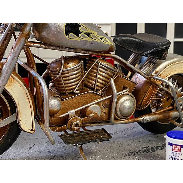 Harley Davidson ハーレー ブリキオブジェ (シルバー Harley Davidson ハーレー ブリキオブジェ (シルバー
