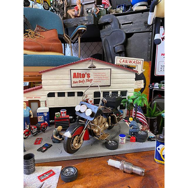 ハーレー　ブリキオブジェ　（ブラック）　■ アメリカン雑貨 アメリカ雑貨 | Harley Davidson | 08