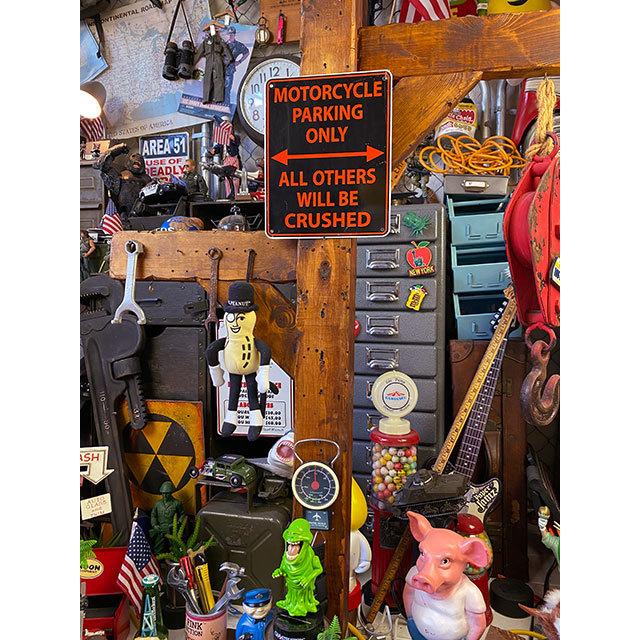 バイク専用駐車場　ミニパーキングサイン ■ アメリカン雑貨 アメリカ雑貨 |  | 01