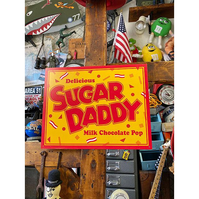 シュガーダディ　ブリキ看板　（ミルクチョコレートポップ）　■　アメリカン雑貨　アメリカ雑貨 |  | 04