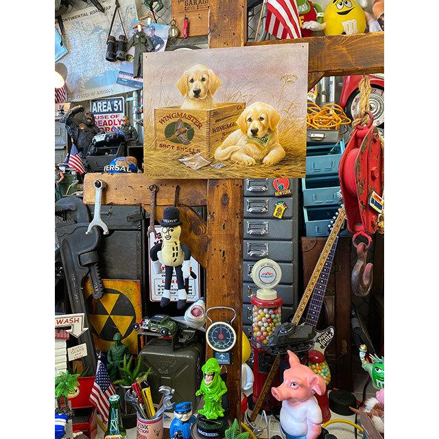 ゴールデンレトリバー　ブリキ看板　（ウィンチェスター）　■　アメリカン雑貨　アメリカ雑貨 |  | 01