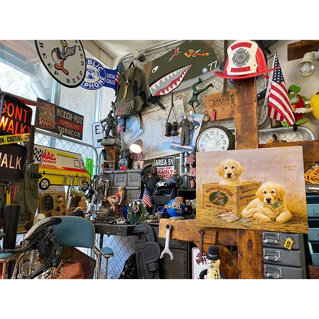 ゴールデンレトリバー　ブリキ看板　（ウィンチェスター）　■　アメリカン雑貨　アメリカ雑貨 |  | 02