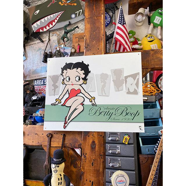 ベティ・ブープ ブリキ看板 （クラシックベティ Since 1930