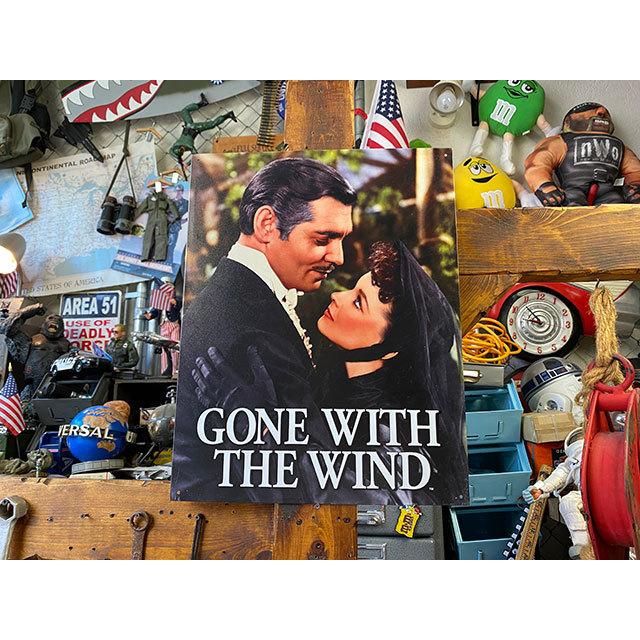 映画　風と共に去りぬ　ブリキ看板　（レット＆スカーレット）　■ アメリカン雑貨 アメリカ雑貨 |  | 05