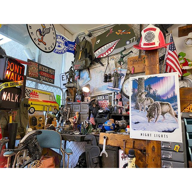 オオカミ　ブリキ看板 ■ アメリカン雑貨 アメリカ雑貨 |  | 03
