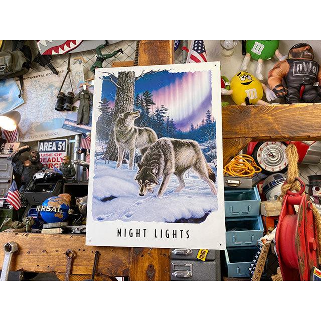 オオカミ　ブリキ看板 ■ アメリカン雑貨 アメリカ雑貨 |  | 05