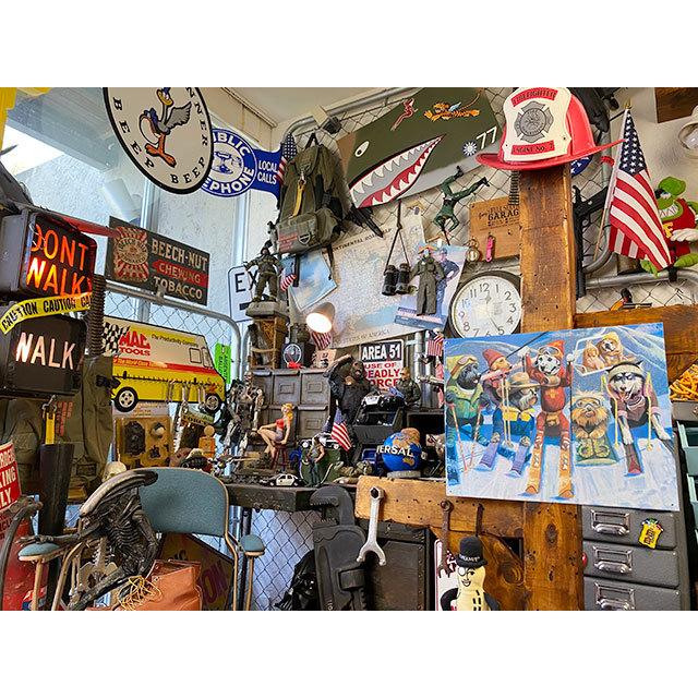 「スキードッグ　愉快な8匹の仲間たち」　ブリキ看板 ■ アメリカン雑貨 アメリカ雑貨 |  | 03