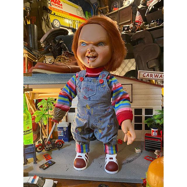 全国送料無料 メズコ社製 映画 チャイルドプレイ2 15インチ メガスケール チャッキートーキングフィギュア メナーシング 本日限定 アメリカン雑貨 Ver