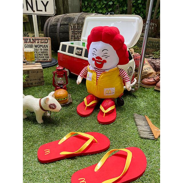 『レア』 マクドナルド 海外限定 寝具 USマクドナルド限定 オフィシャルビーチサンダル □ アメリカン