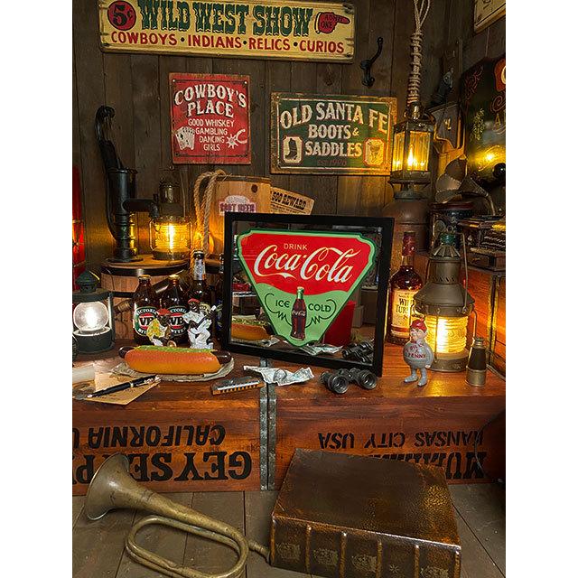 Coca Cola コカ・コーラ パブミラー （アイスコールド・グリーン