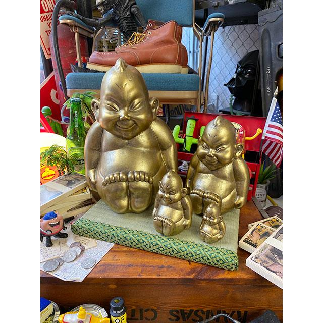 商売繁盛＆開運招福 大阪名物ビリケンさんの縁起のええ置物【○4体