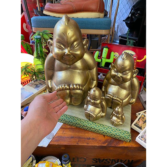 商売繁盛＆開運招福 大阪名物ビリケンさんの縁起のええ置物【○4体