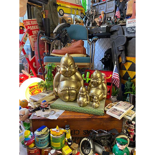 商売繁盛＆開運招福 大阪名物ビリケンさんの縁起のええ置物【○4体