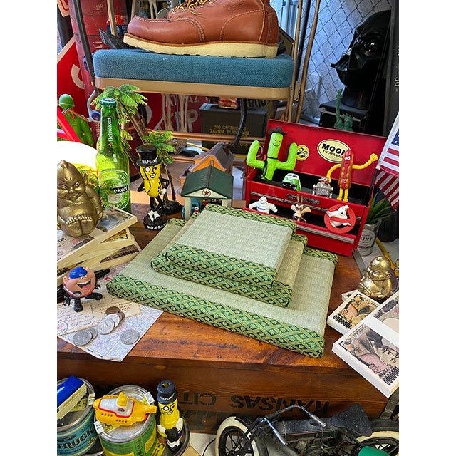 「京たたみ」で作った飾り台　ミニ畳　（大中小の3サイズセット）　■　アメリカン雑貨　アメリカ雑貨 爆買 |  | 02