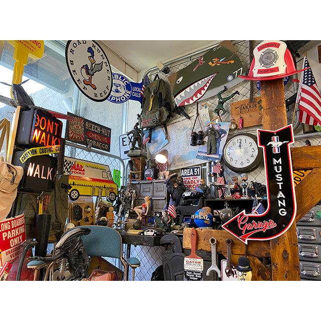 マスタング　ガレージ　ロードサイン風ブリキ看板 ■ アメリカン雑貨 アメリカ雑貨 |  | 02