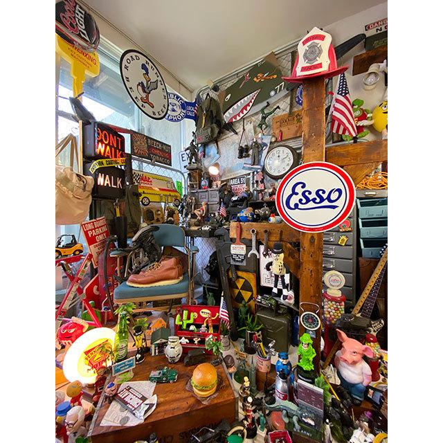 エッソ　ラウンド型　ブリキ看板　■ アメリカン雑貨 アメリカ雑貨 |  | 03