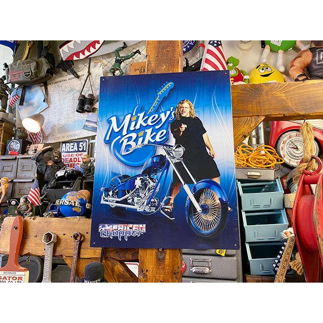 ディスカバリーチャンネル「アメリカンチョッパー」マイキーズバイク　ブリキ看板 ■ アメリカン雑貨 アメリカ雑貨 |  | 06