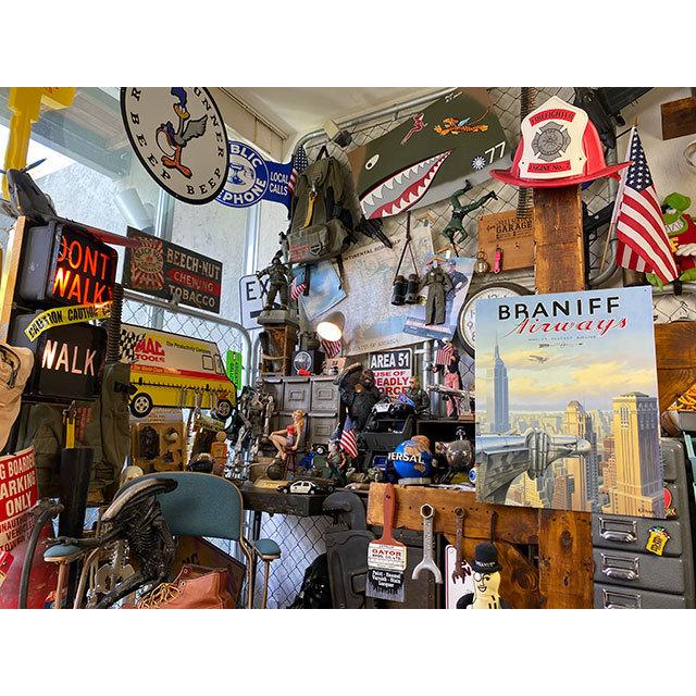 ニューヨークのトラベルポスター　ブリキ看板　（ブラニフ・エアウェイズ）　■　アメリカン雑貨　アメリカ雑貨 |  | 02