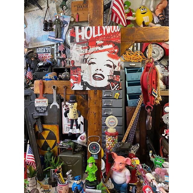 マリリン・モンロー　ブリキ看板　（ストリートアート）　■　アメリカン雑貨　アメリカ雑貨 爆買 |  | 01