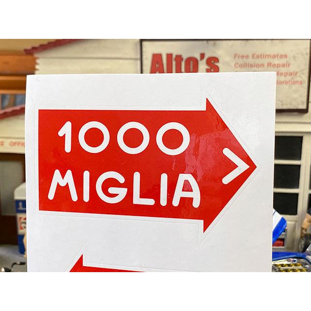 ミッレミリア　ロゴステッカー　2Pセット　1000 MIGLIA ■ アメリカン雑貨 アメリカ雑貨 |  | 01