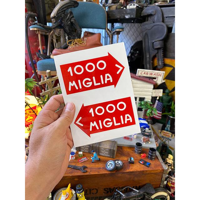 ミッレミリア　ロゴステッカー　2Pセット　1000 MIGLIA ■ アメリカン雑貨 アメリカ雑貨 |  | 03