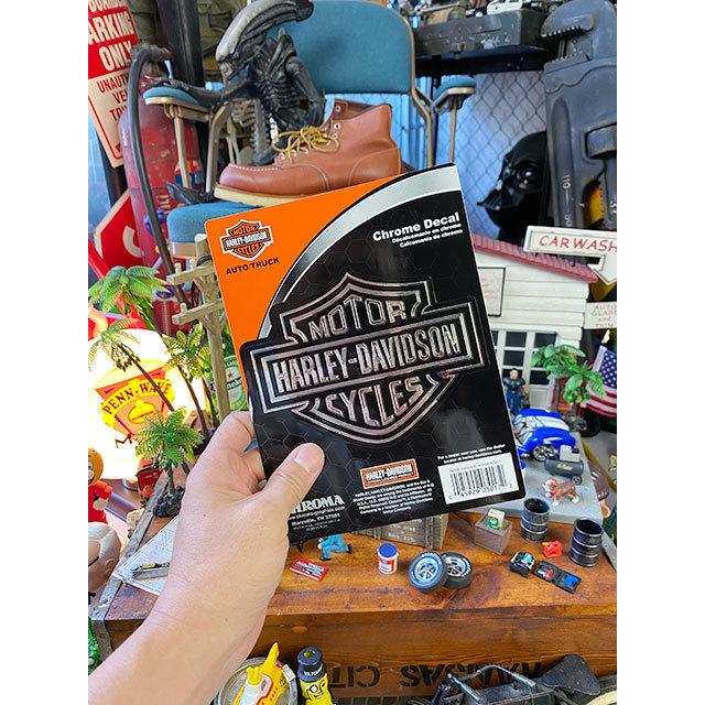 ハーレーダビッドソン　オフィシャルステッカー　クロームデカール　（バー＆シールド/ラージ）　■ アメリカン雑貨 アメリカ雑貨 | Harley Davidson | 03