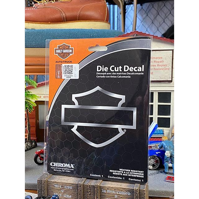 ハーレーダビッドソン　オフィシャルステッカー　ダイカットデカール　（バー＆シールド/クローム）　■　アメリカン雑貨　アメリカ雑貨 | Harley Davidson