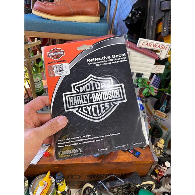 ハーレーダビッドソン　オフィシャルステッカー　リフレクターデカール　（バー＆シールド/反射シール）　■　アメリカン雑貨 | Harley Davidson | 03