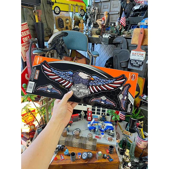 ハーレーダビッドソン　オフィシャルステッカー　ビッグサイズ　デカール　（ハーレーイーグル）　■　アメリカン雑貨　アメリカ雑貨 | Harley Davidson