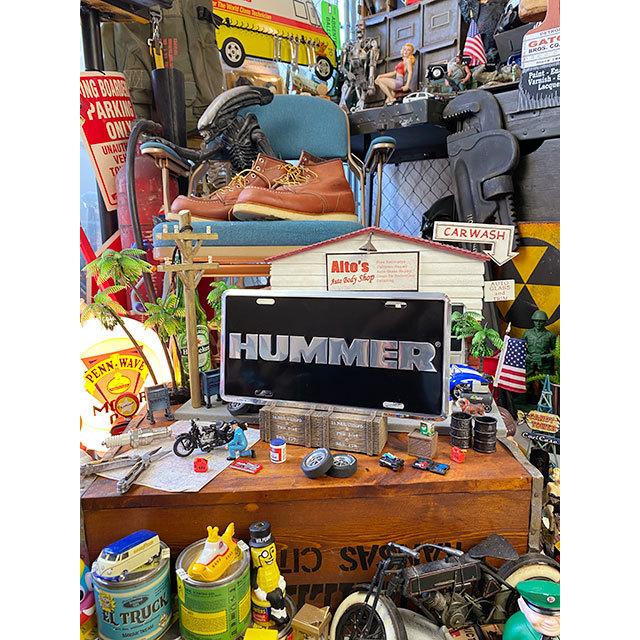 ハマー　ライセンスプレート　（シルバーロゴ）　■　アメリカン雑貨　アメリカ雑貨 |  | 01