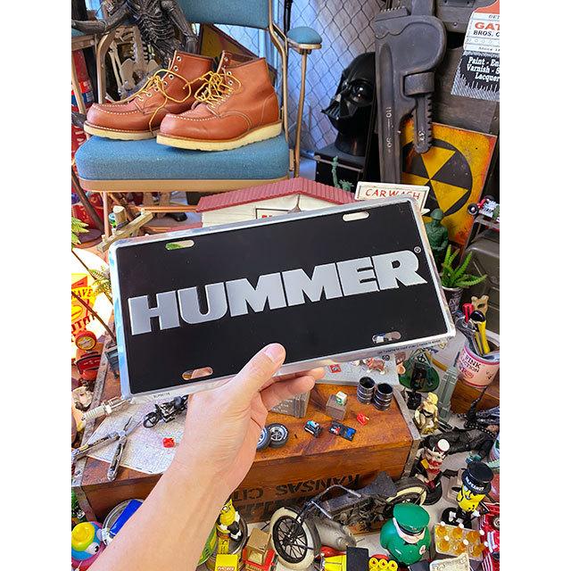 ハマー　ライセンスプレート　（シルバーロゴ）　■　アメリカン雑貨　アメリカ雑貨 |  | 02