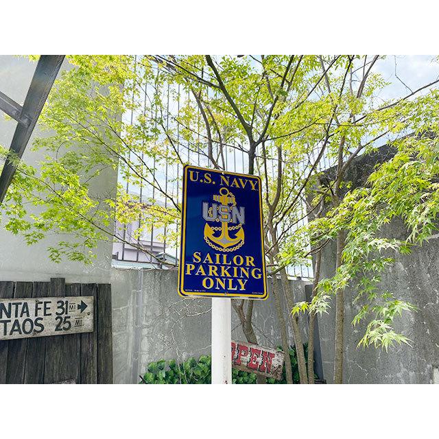 U.S.ネイビーセーラー専用駐車場　ミニブリキ看板 ■ アメリカン雑貨 アメリカ雑貨 |  | 01