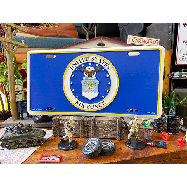 U.S.エアフォース　ミリタリーライセンスプレート　（エンブレム）　■　アメリカン雑貨　アメリカ雑貨 | 