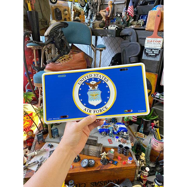 U.S.エアフォース　ミリタリーライセンスプレート　（エンブレム）　■　アメリカン雑貨　アメリカ雑貨 |  | 02