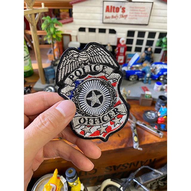 アメリカンポリス　ワッペン　（ポリスオフィサー/イーグル）　■　アメリカン雑貨　アメリカ雑貨 |  | 02
