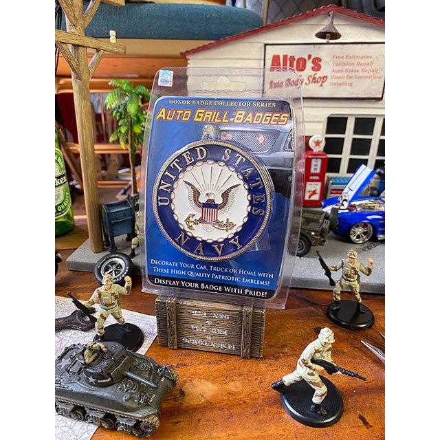 ミリタリーカーグリルバッジ　（U.S.ネイビー）　■　アメリカン雑貨　アメリカ雑貨 爆買 |  | 07