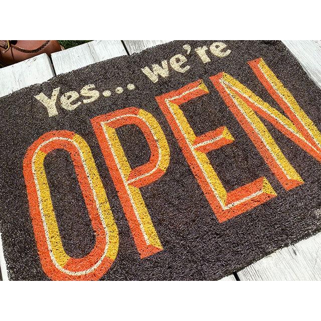 リバーシブル　サインマット　（オープン＆クローズ）　■　アメリカン雑貨　アメリカ雑貨 |  | 01