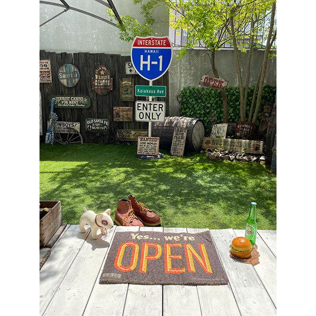 リバーシブル　サインマット　（オープン＆クローズ）　■　アメリカン雑貨　アメリカ雑貨 |  | 04