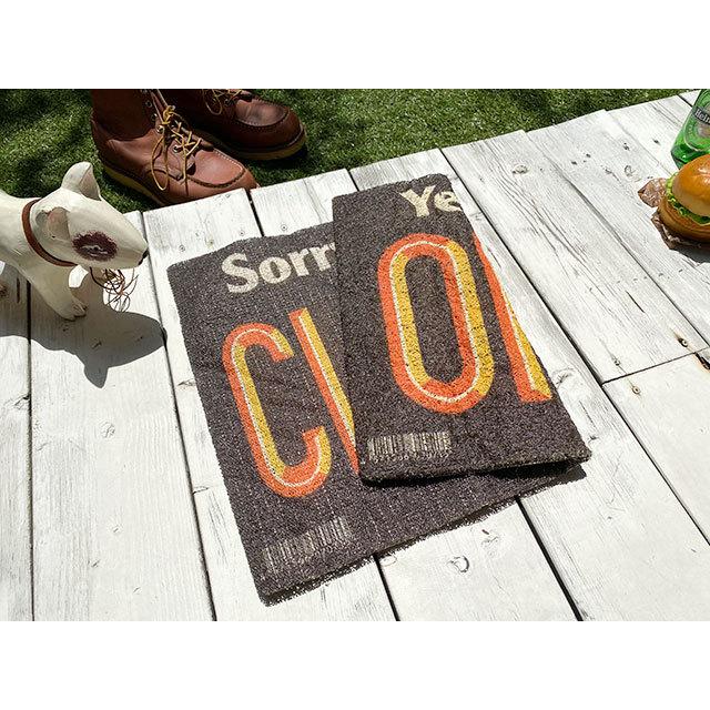 リバーシブル　サインマット　（オープン＆クローズ）　■　アメリカン雑貨　アメリカ雑貨 |  | 08