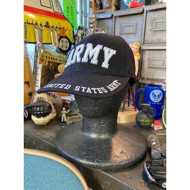 ミリタリーキャップ　（U.S.アーミー/ARMY/ブラック）　■　アメリカン雑貨　アメリカ雑貨 |  | 05