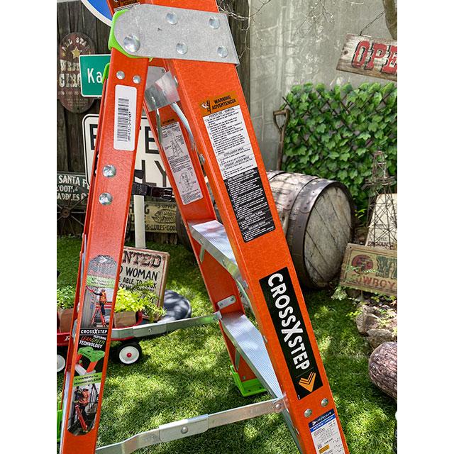 ルイビルラダー ファイバークロスステップ 4フィート 120cm オレンジ×イエローグリーン 耐荷重135kg ■ アメリカン雑貨 |  | 12