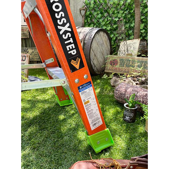 ルイビルラダー ファイバークロスステップ 4フィート 120cm オレンジ×イエローグリーン 耐荷重135kg ■ アメリカン雑貨 |  | 13