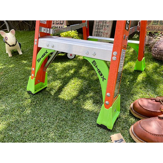 ルイビルラダー ファイバークロスステップ 4フィート 120cm オレンジ×イエローグリーン 耐荷重135kg ■ アメリカン雑貨 |  | 14