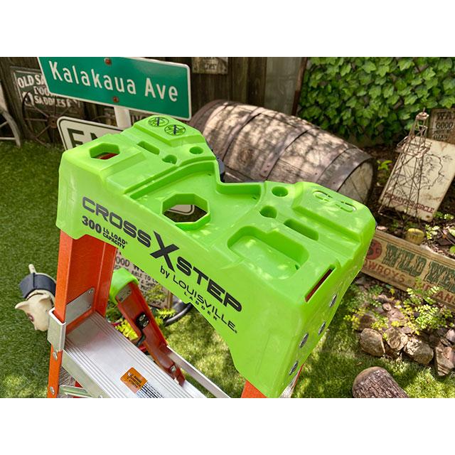 ルイビルラダー ファイバークロスステップ 4フィート 120cm オレンジ×イエローグリーン 耐荷重135kg ■ アメリカン雑貨 |  | 02