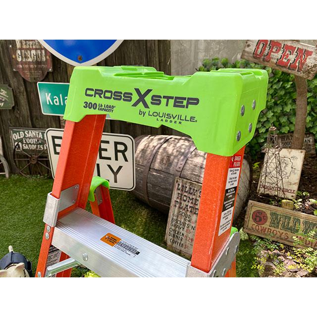 ルイビルラダー ファイバークロスステップ 4フィート 120cm オレンジ×イエローグリーン 耐荷重135kg ■ アメリカン雑貨 |  | 03