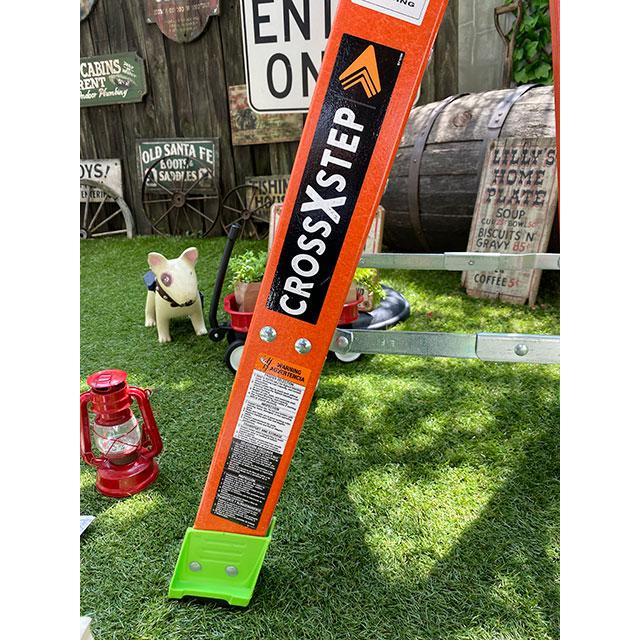 ルイビルラダー ファイバークロスステップ 4フィート 120cm オレンジ×イエローグリーン 耐荷重135kg ■ アメリカン雑貨 |  | 08
