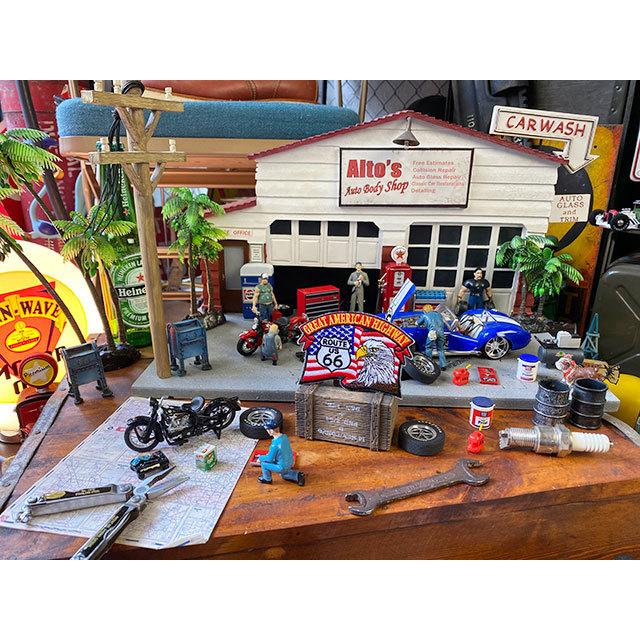 ルート66　ワッペン　（星条旗イーグル/GREAT AMERICAN HIGHWAY）　■　アメリカン雑貨　アメリカ雑貨 |  | 01