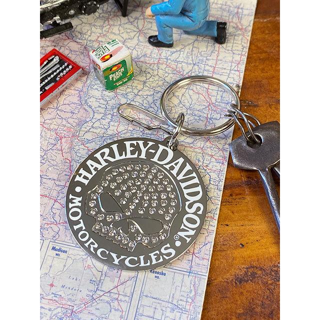 ハーレーダビッドソン　オフィシャルキーホルダー　（ウイリースカル）　■　アメリカン雑貨　アメリカ雑貨 | Harley Davidson