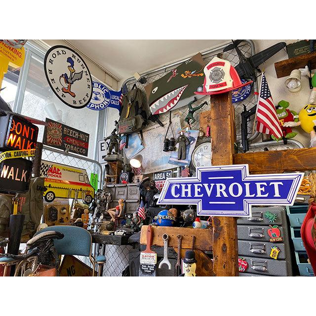 シボレー　ボウタイエンブレム　ダイカットブリキ看板 ■ アメリカン雑貨 アメリカ雑貨 |  | 02